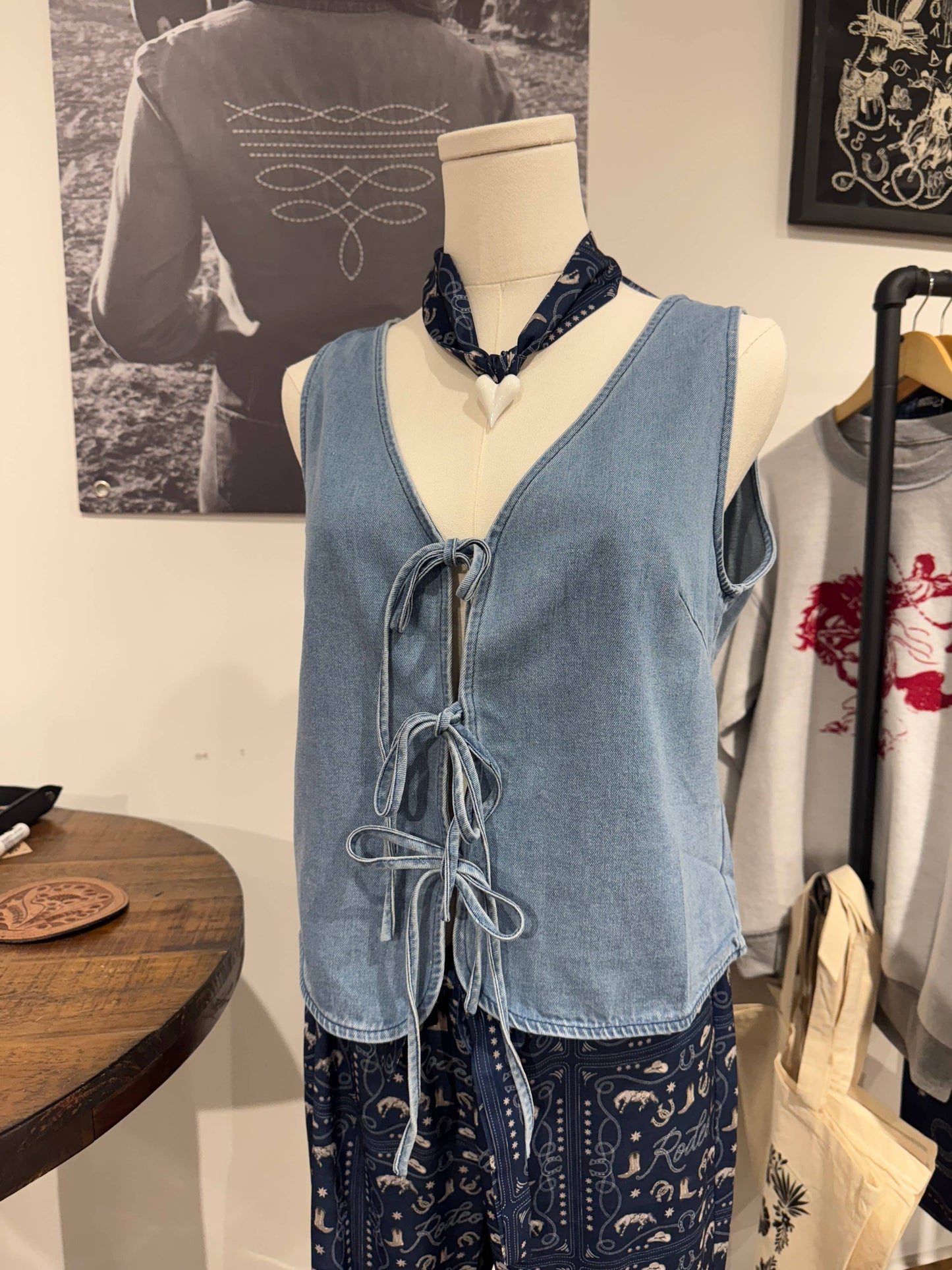 Loretta Denim Vest