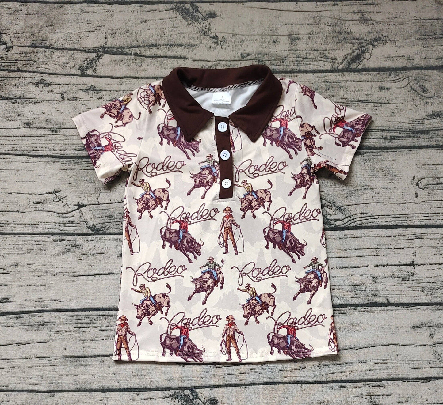 Boys Rodeo Pullover Top